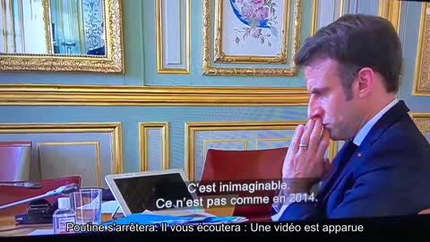 Poutine s'arrêtera. Il vous écoutera : Une vidéo de la conversation entre Zelensky et Macron le 24