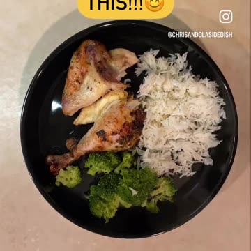 EASY CHICKEN MEAL PLATING
