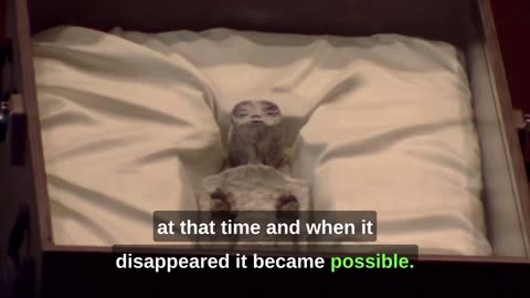 Alleged mummified alien corpses displayed at Mexico's Congress yesterday