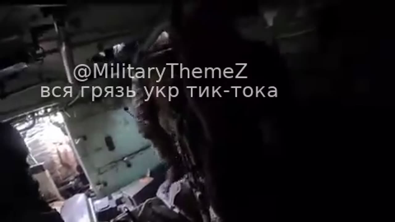 The moment the projectile arrives at the American M113 infantry fighting vehicle