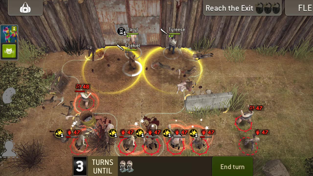 The Walking Dead No Man's Land Main Gate Round 49