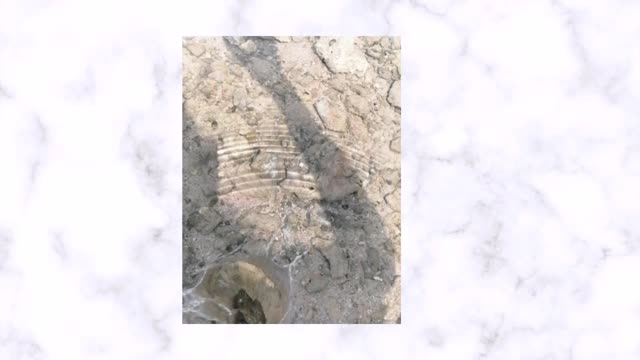 Evening vibe - a rock falling out of the hand to the sea