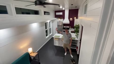 Full-size living in a Tiny Home! Gourmet kitchen & a king-size stand-up loft for grown-ups!