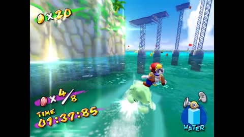 Mario Sunburn Gameplay 34