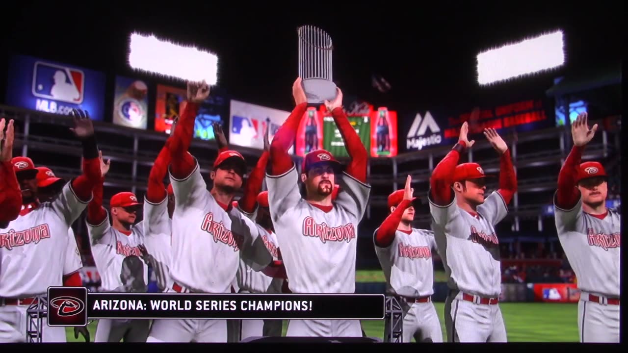 MLB The Show: Diamondbacks vs Rangers (World Series G 1-5)