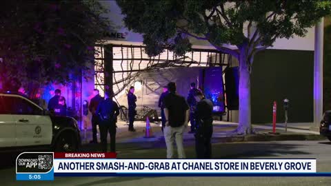 Police investigating another smash-and-grab at Chanel store in Beverly Grove