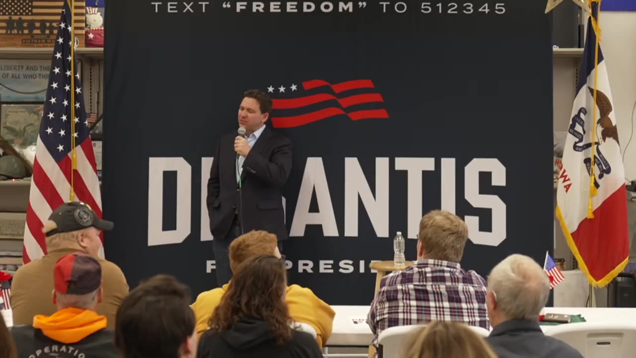 Ron DeSantis Speaks at Stop The Swamp Event in Davenport, IA with SC State Senator Josh Kimbrell