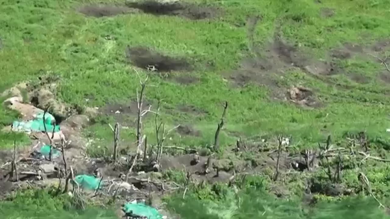 Attack of the Ukrainian army on Russian positions P3