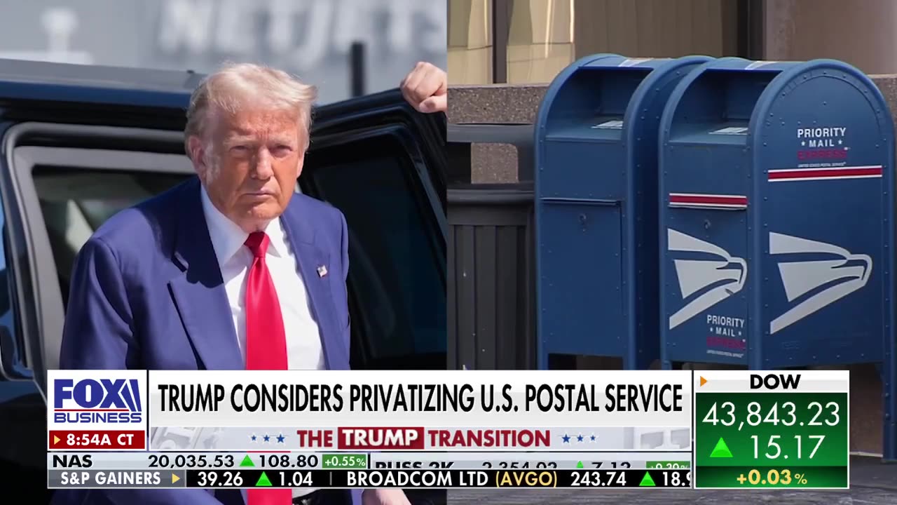 Donald Trump considers privatizing US Postal Service