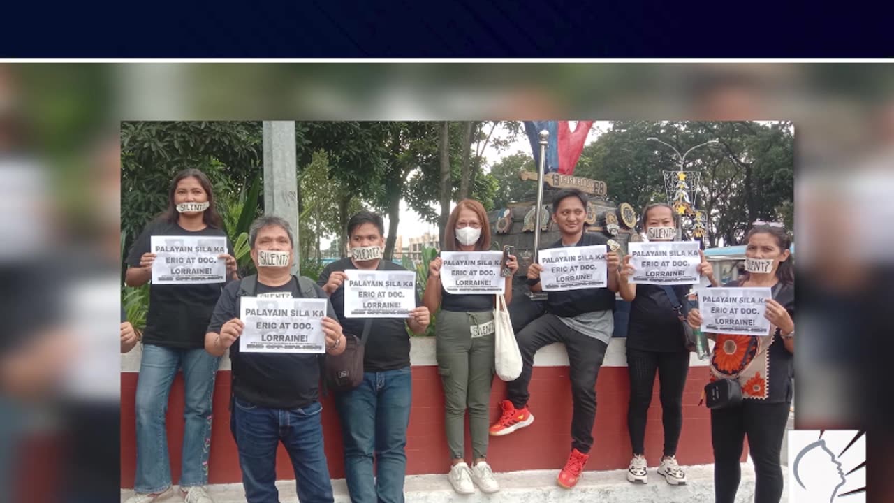 Ka Eric at Doc. Lorraine, nagsagawa ng hunger strike vs. Kamara