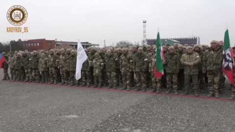 Another group of Chechen Akhmat volunteers is leaving for the Ukrainian front
