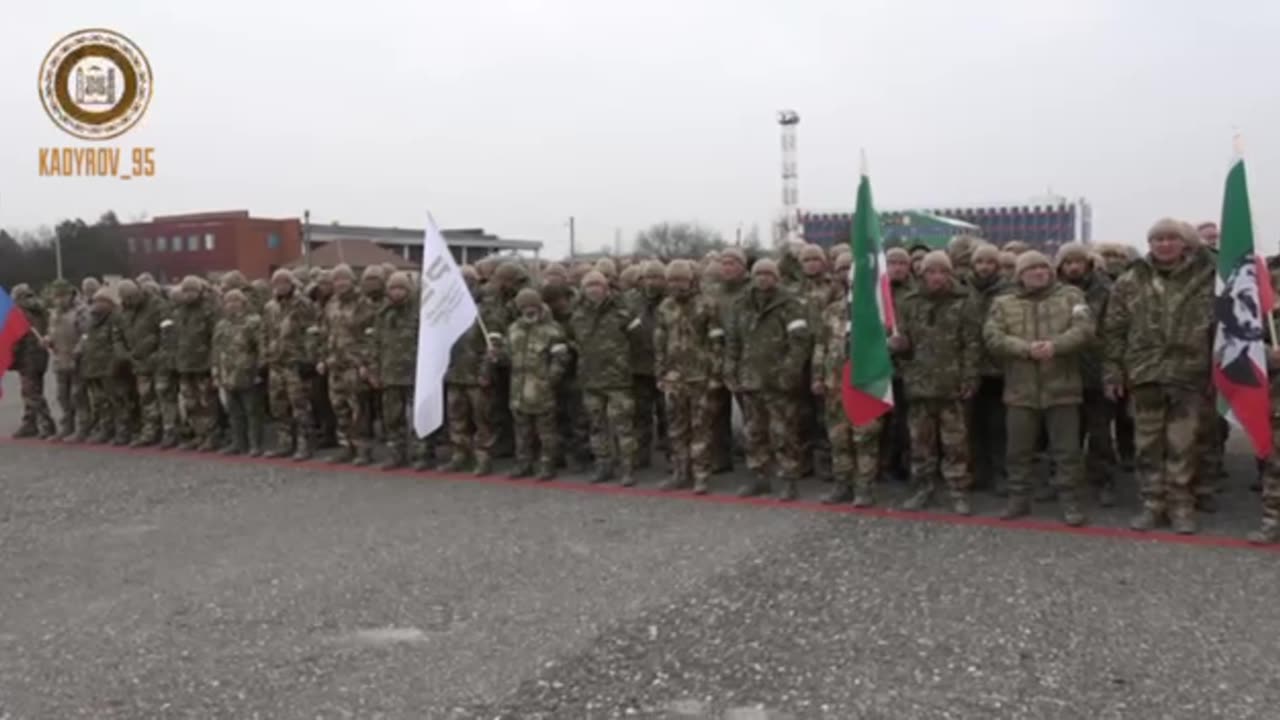Another group of Chechen Akhmat volunteers is leaving for the Ukrainian front