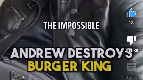 Andrew Tate Exposes Burger King