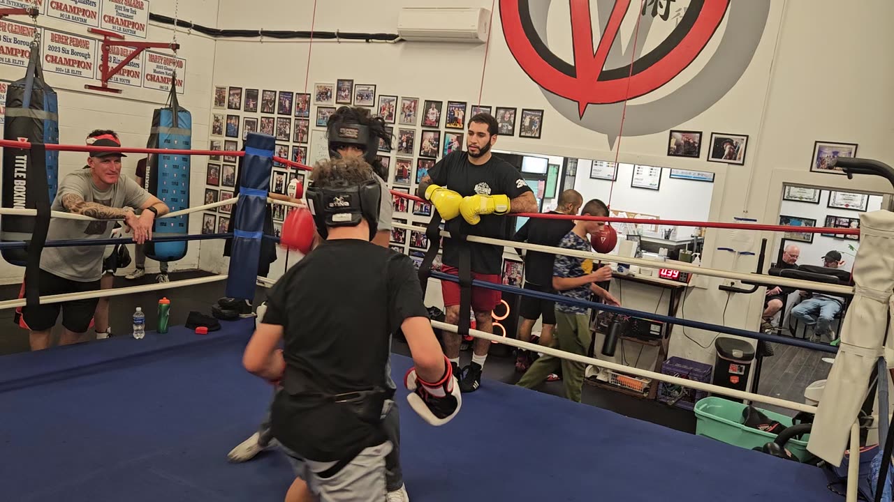 Joey sparring Jimmy 4. 11/5/24