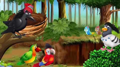 chidiya wala cartoon | hindi cartoon kahani | hindi moral stories | tuni chidiya
