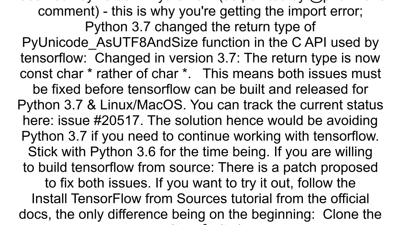 Importing TensorFlow fails with a SyntaxError complaining about a parameter called quotasyncquot