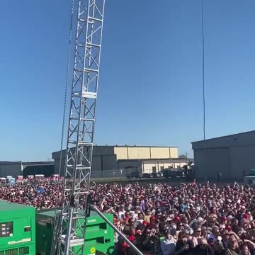 Christina Bobb Tweet: Overflow at the Trump rally in Waco!