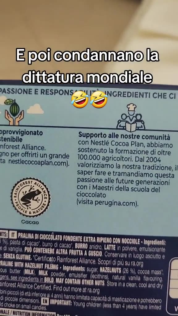 Baci Perugina - alla Nestlè cè lo zampino di Bill Gates
