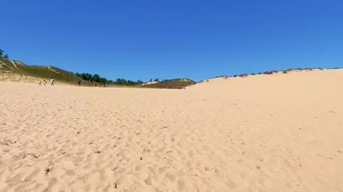 POV: you make it to the top ofthe Dune Climb
