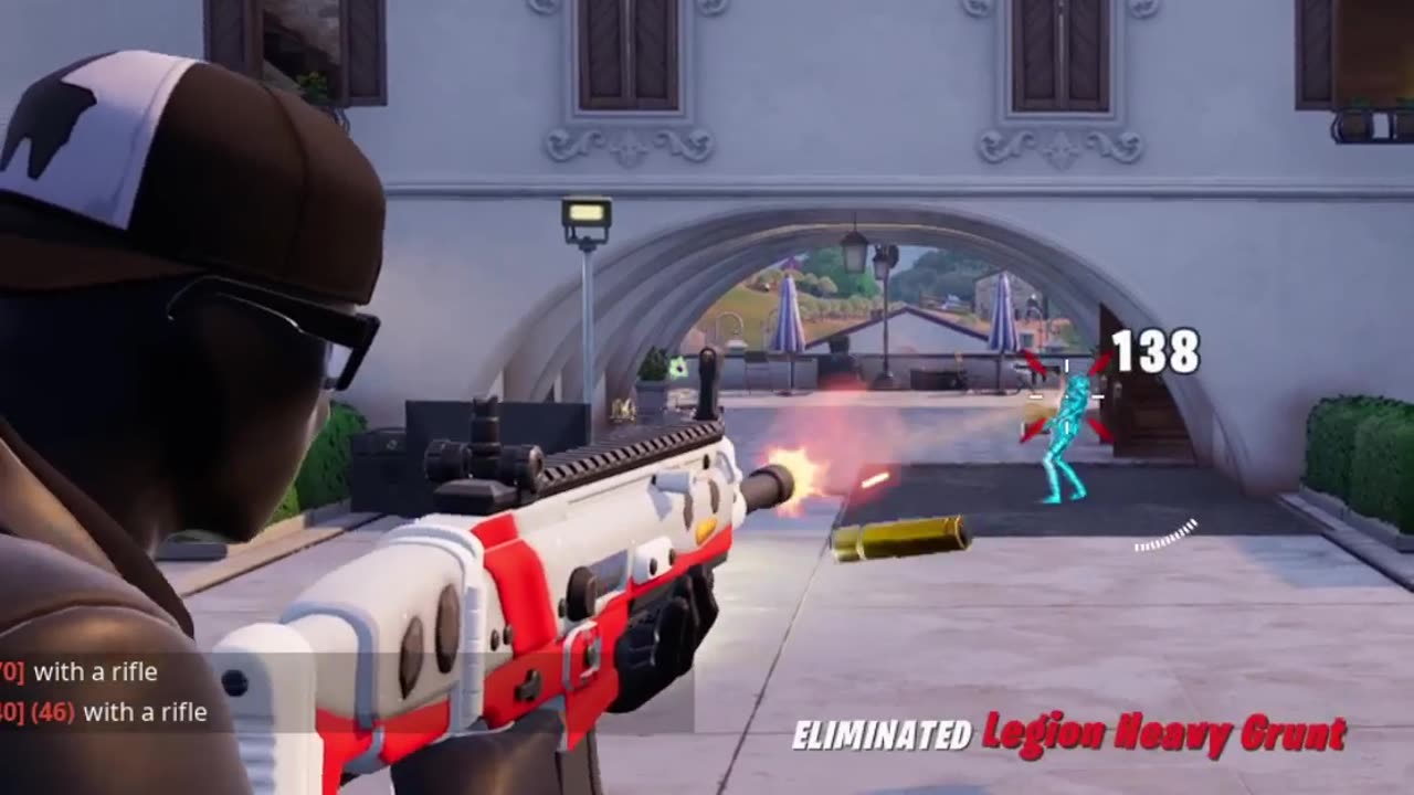 Fortnite C5S1 Winterfest Q Light off a firework