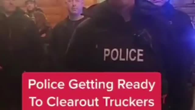 Canadian Cops & Truckers Negotiating