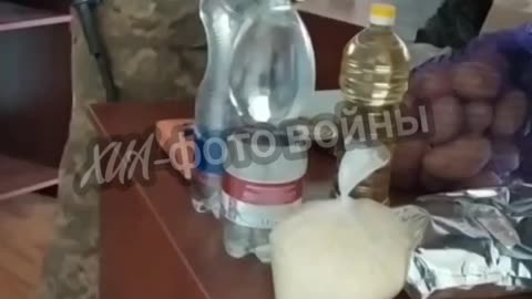A AFU🇺🇦 Soldiers Steal/Toke Away Humanitarian Aid From Civilans Russia Gave Them