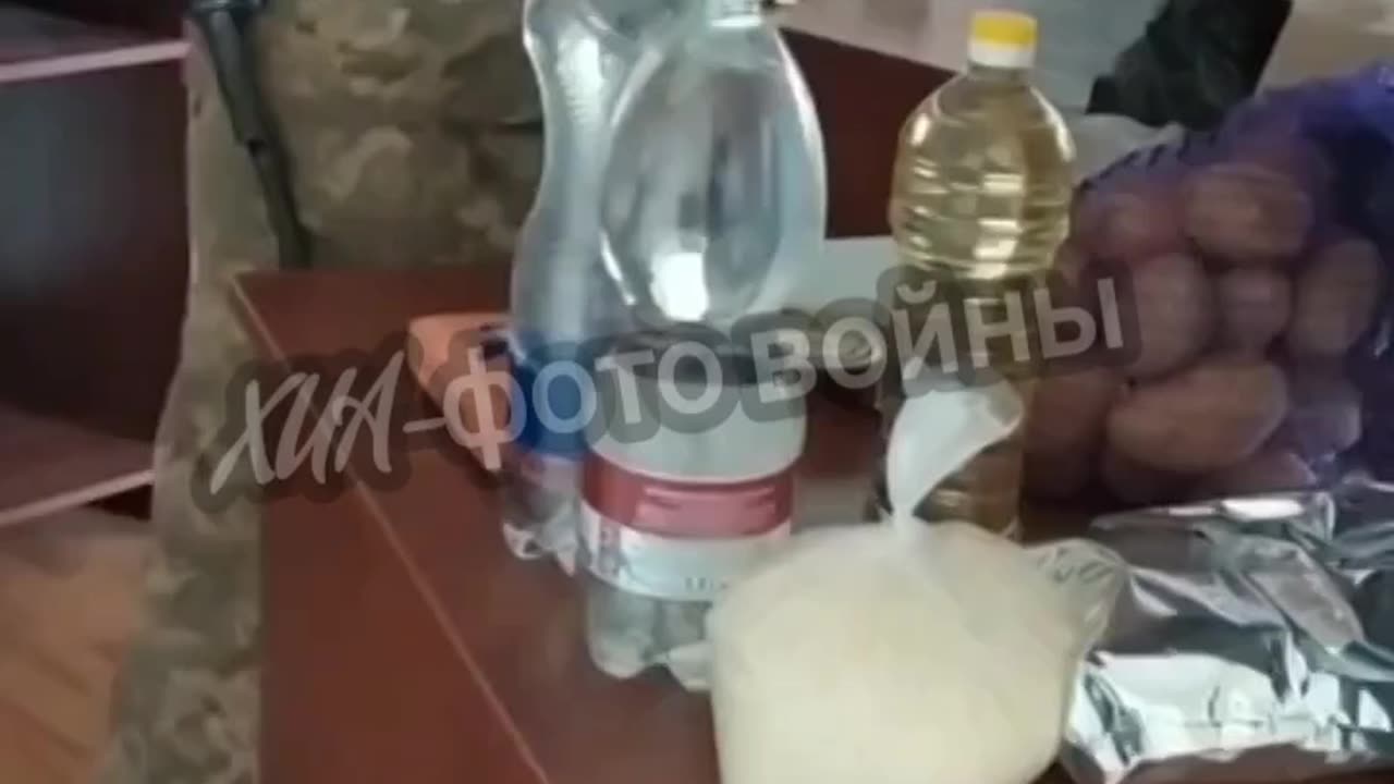 A AFU🇺🇦 Soldiers Steal/Toke Away Humanitarian Aid From Civilans Russia Gave Them
