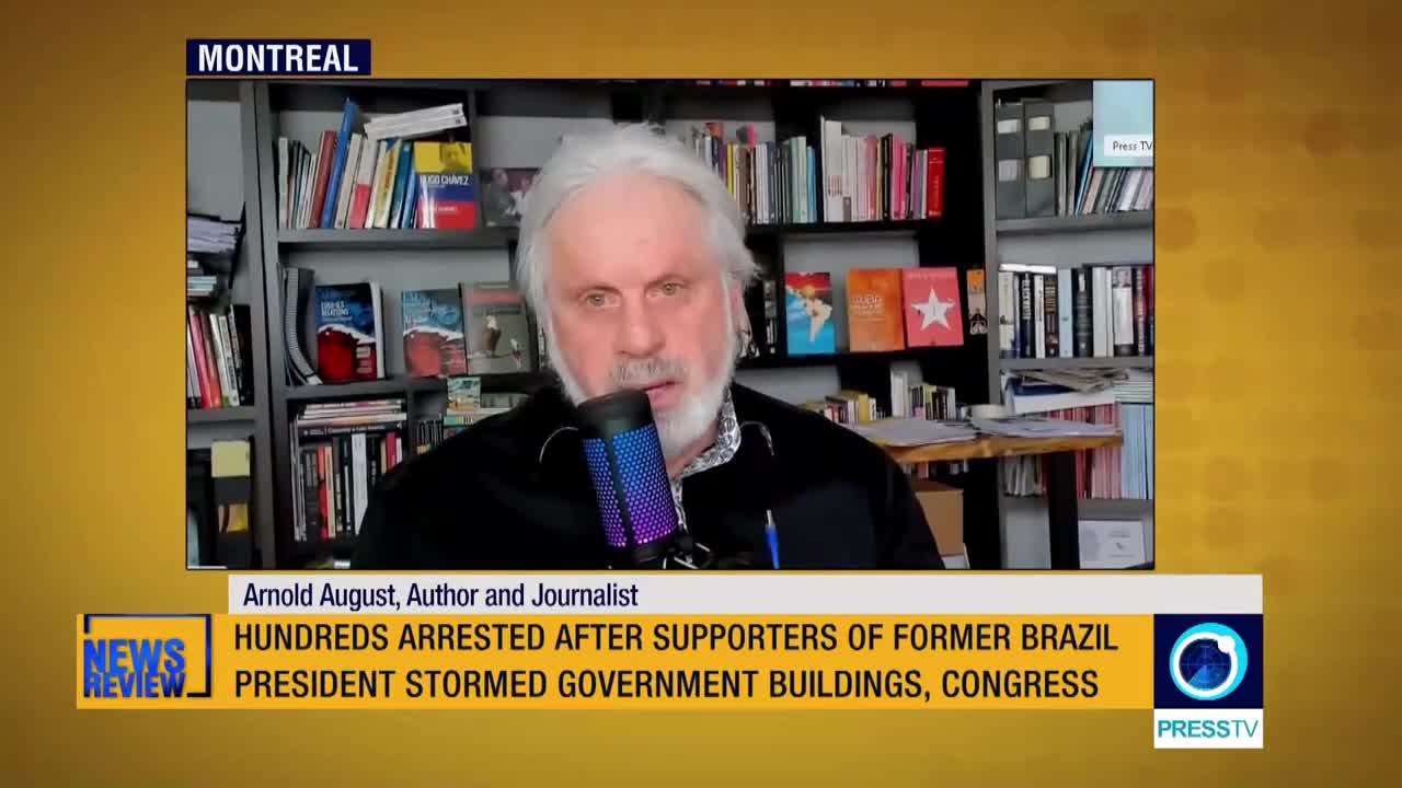 Brazil “coup”: Camila Escalante/Press TV, Arnold August, Anchor