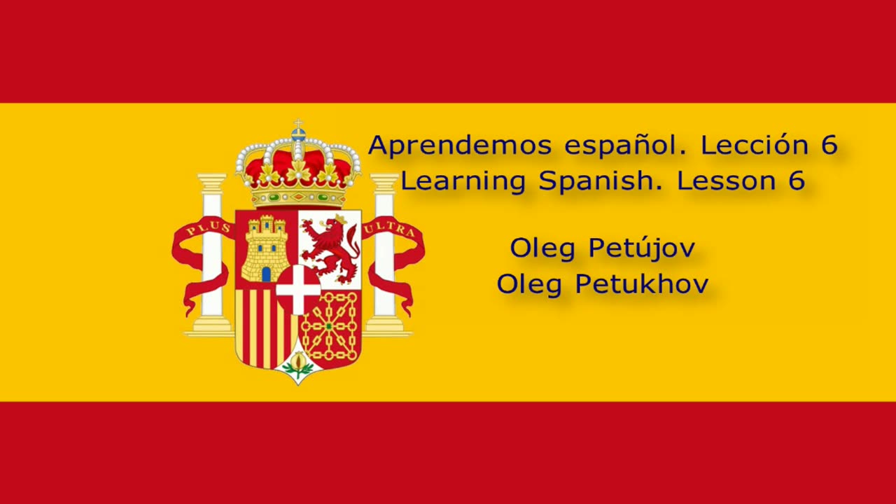 Learning Spanish. Lesson 6. Reading and writing. Aprendemos español. Lección 6. Leer y escribir.