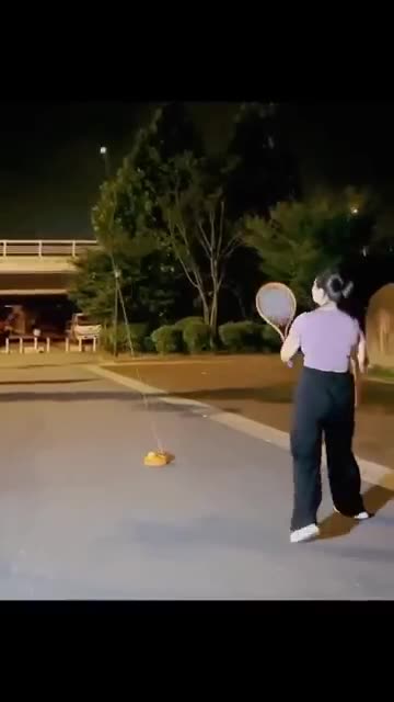 Product Link in Bio ( # 802 ) ▶️ Tennis Self Training Tool