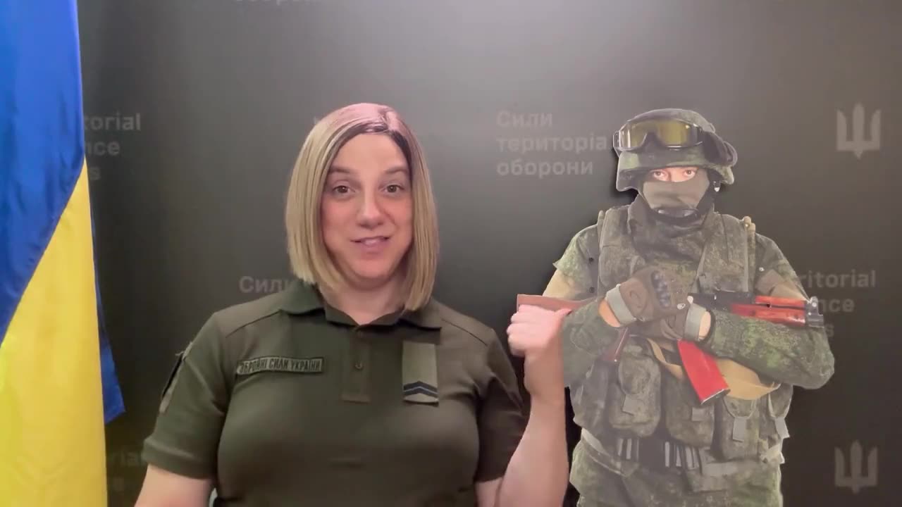 American transgender and the Ukrainian armed forces spokesperson: We are humans, Russians are not!