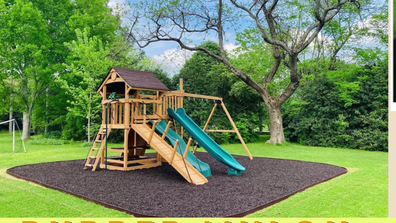 Safe & Eco-Friendly Rubber Mulch for Playgrounds