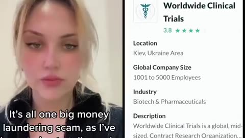 The big pharmaceutical companies are all in Ukraine