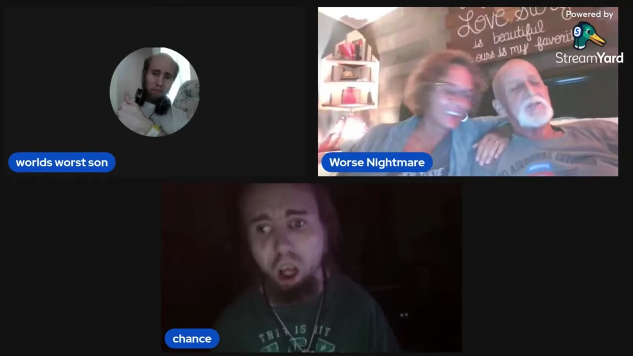 Cyraxx Live on MBM's panel. With "Dad" Gordon and Jenni. 10/22/2023