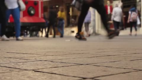camera on the ground of New York city