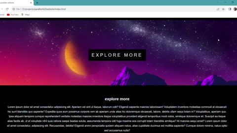 Parallax website