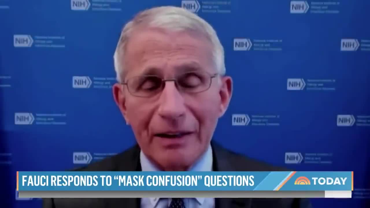 Dr. Fauci Says Public Is Misinterpreting Latest CDC Mask Guidance