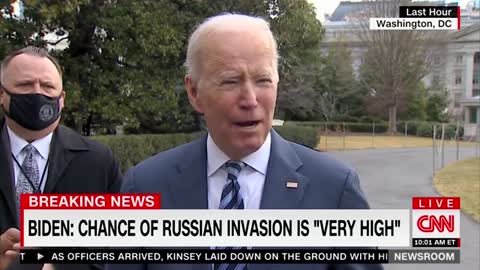 Biden on Russian Invasion: ‘My Sense Is It Will Happen in the Next Several Days’