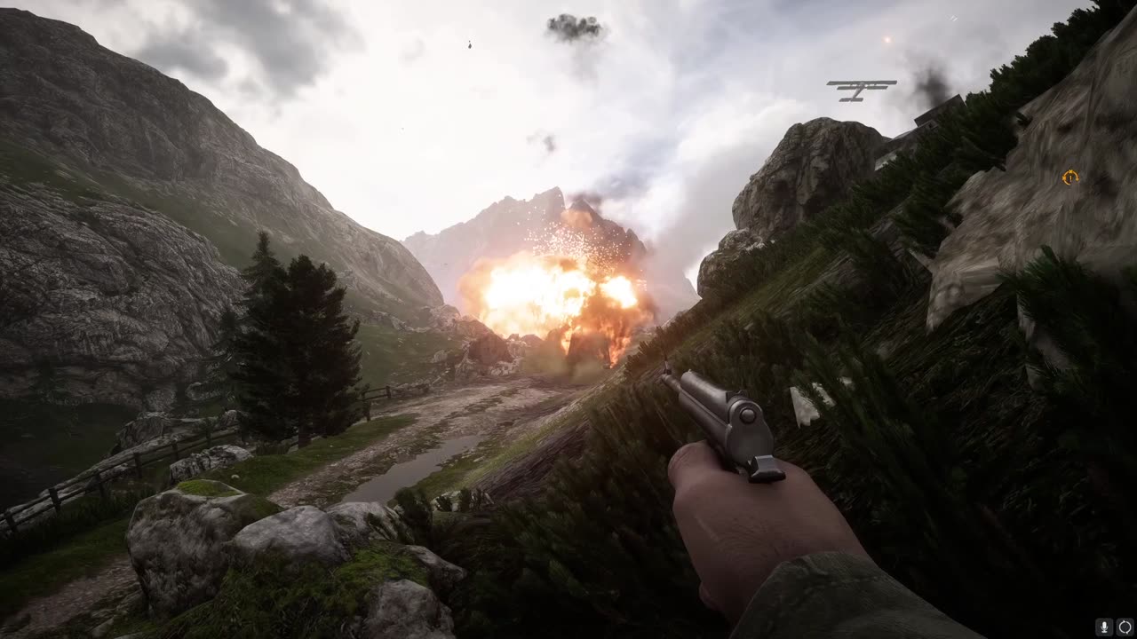 A Very Awsome Battlefield 1 Blimp Crash