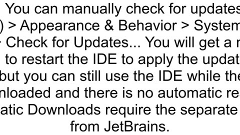 How can I update IntelliJ IDEA