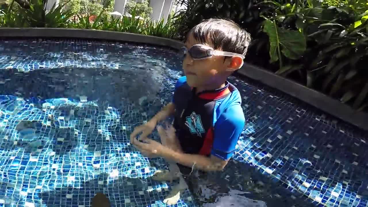 You won't need to worry about teaching your child how to swim