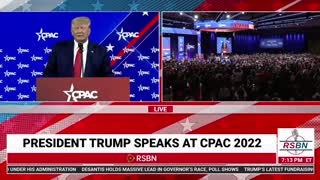 Trump delivers his opening remarks at CPAC