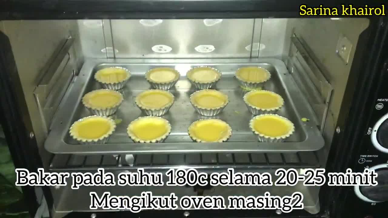 TART TELUR _ Egg tart (ranggup dan lembut)