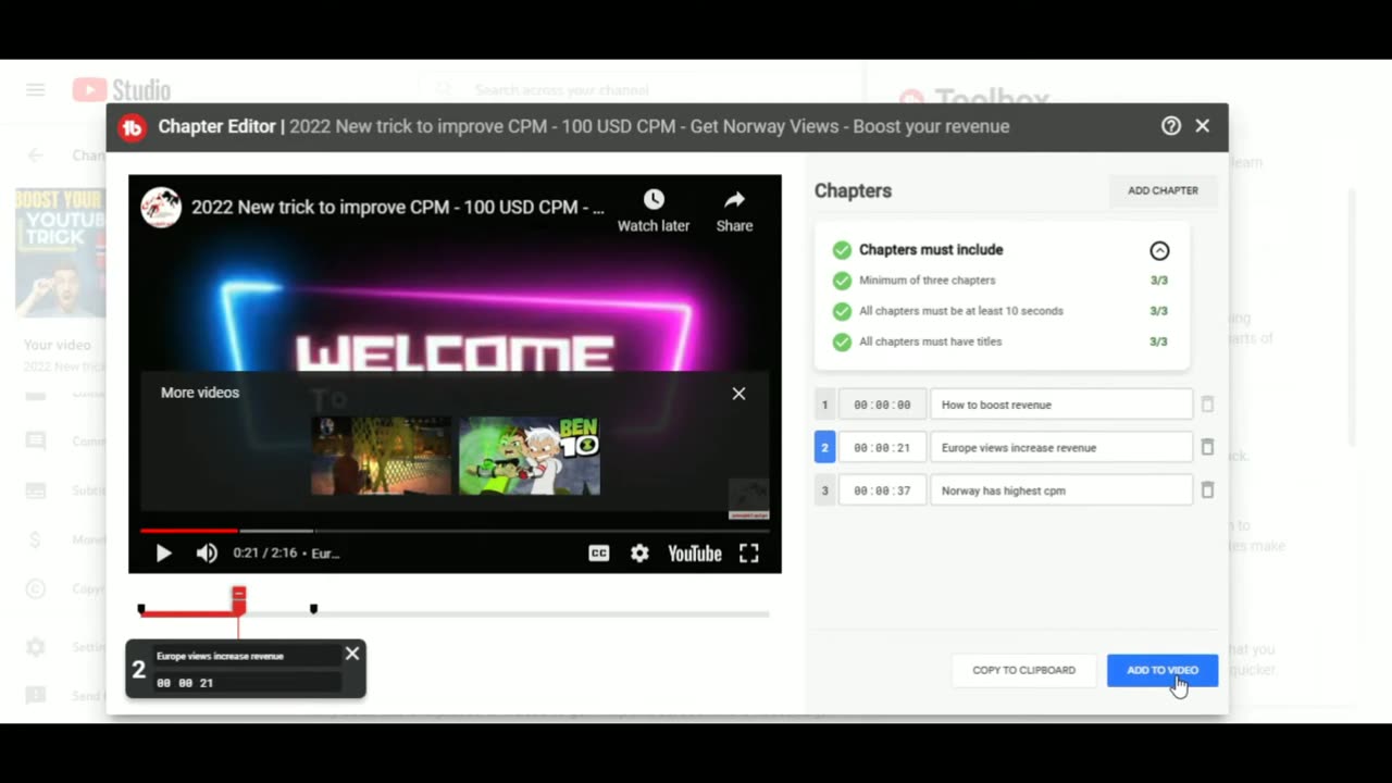 BEST YOUTUBE OPTIMIZING TOOL