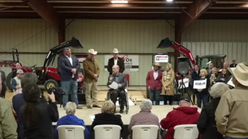 Texas Gov. Greg Abbott Meets With Agriculture Groups In Campaign For Re-Election