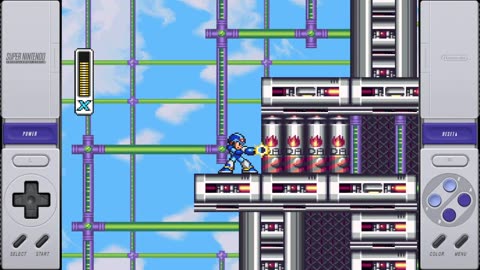 Mega Man X - Super Nintendo - #2 Storm Eagle