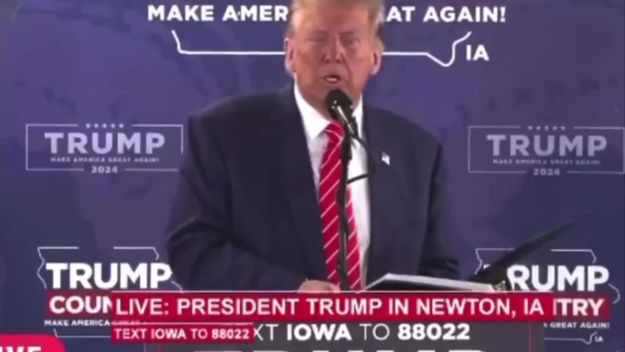 TRUMP MOCKS BIDEN, THE DEMENTED USURPER