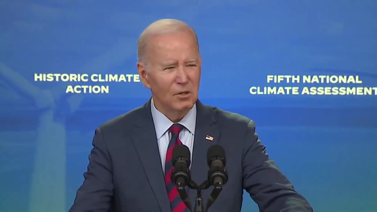 Joe Biden Claims Climate Change Is The 'Ultimate Threat To Humanity'