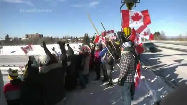 Thousands protest COVID vaccine mandates in Ottawa