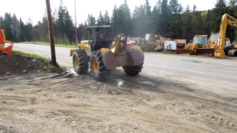 John Deere 540D Skidder